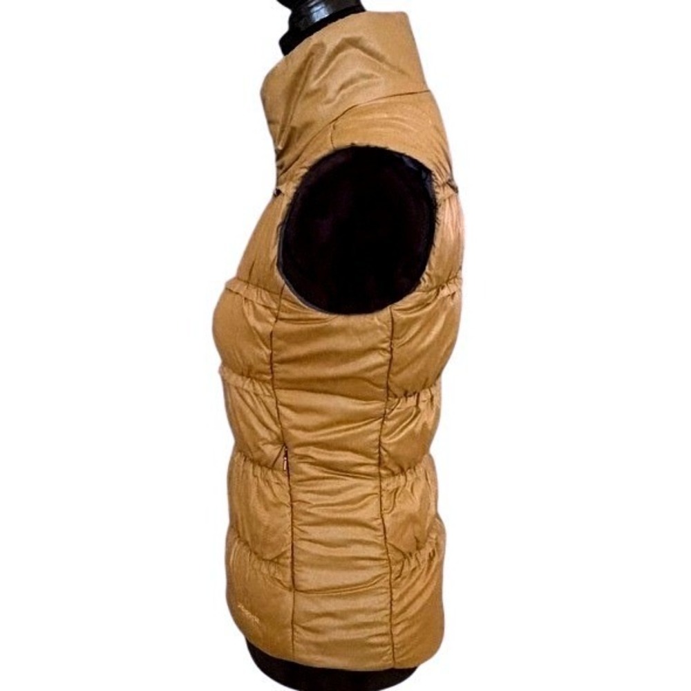 Patagonia Women's Lidia Gold Quilted Puffer Vest XS - Picture 4 of 7